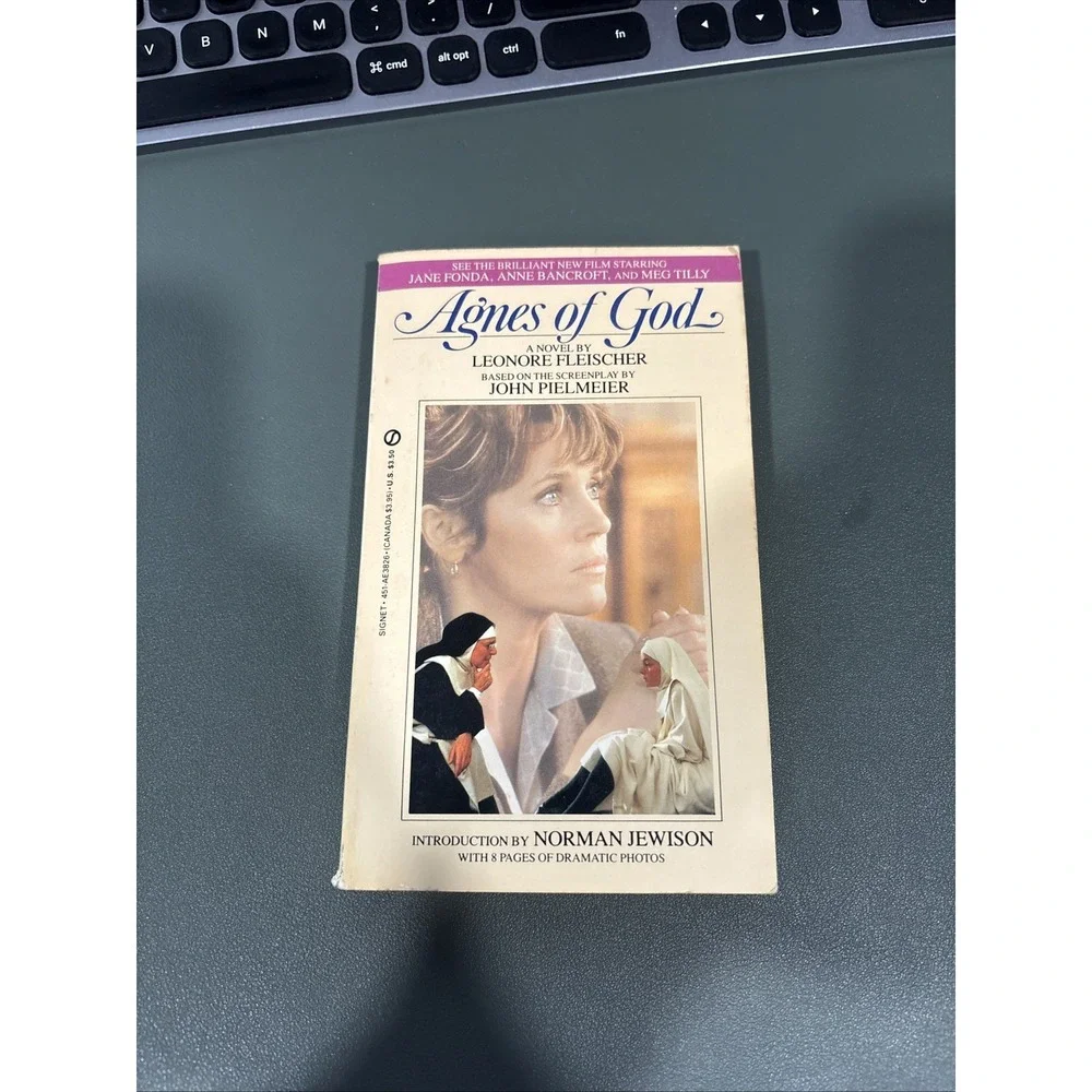AGNES OF GOD by Leonore Fleischer (1985) Signet illustrated movie paperback 1st
